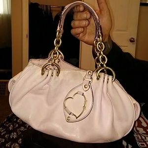 Juicy Couture pink leather handbag & wallet